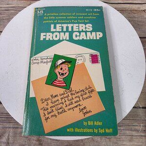 Letters From Camp By Bill Adler With Cartoons By Syd Hoff 1961 Paperback Vintage